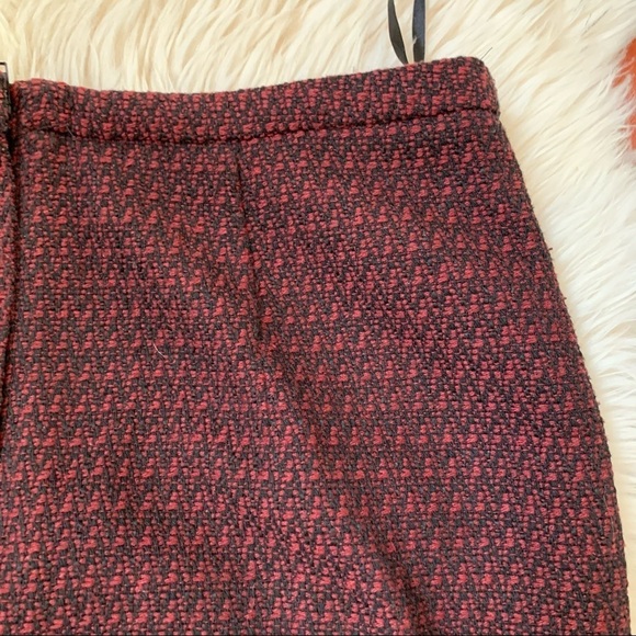 SUZY SHIER BURGUNDY MINI SKIRT SIZE M - Picture 8 of 8